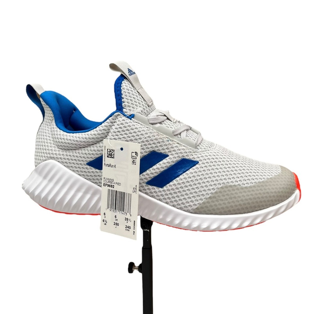 adidas FortaRun Youth‎ Boys-Girls Sneakers Size 6.5 Royal Blue Gray Lightweight